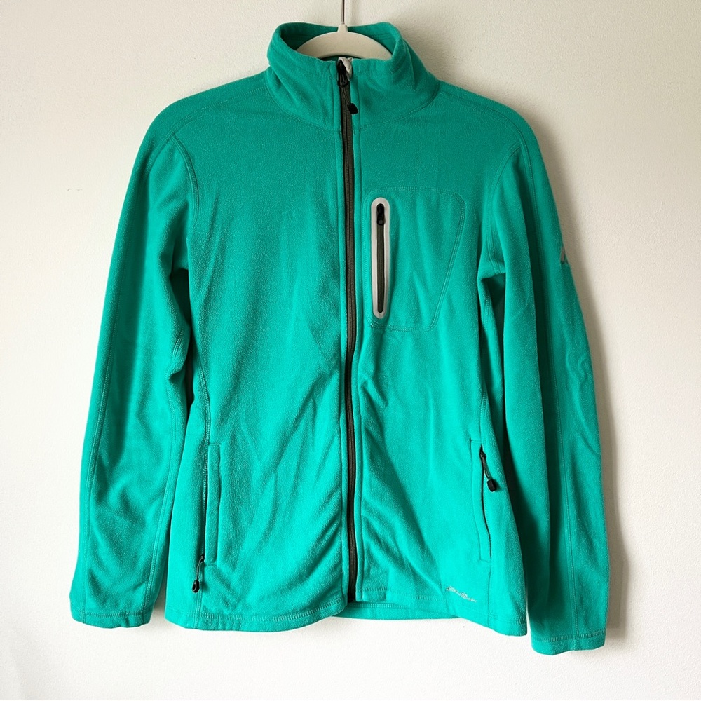 Eddie Bauer green fleece size S